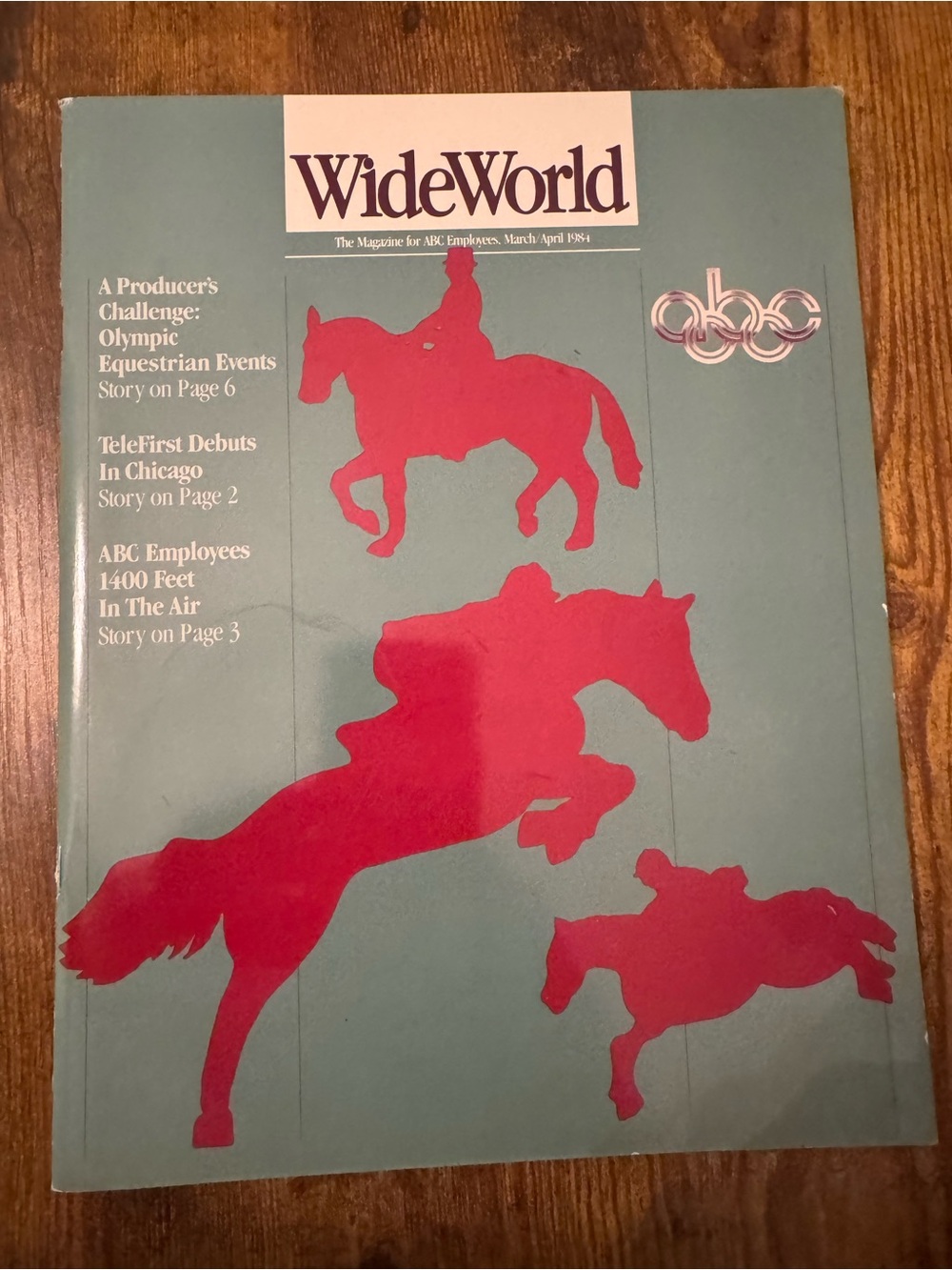 WideWorld‎ ABC Employees Magazine 1984 Olympics Schoolhouse Rock Cap’n O.G